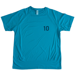 T-shirt sport couleur, polyester et polyester/coton